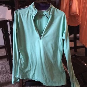 Mint green Nike quarter zip